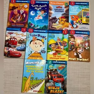 Step Into Reading Kids Book Set - Colorful Picture Book Collection